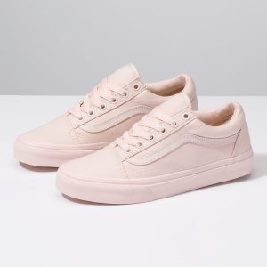 Vans Bayan Spor Ayakkabı Mono Canvas Old Skool Pembe | 26221-611